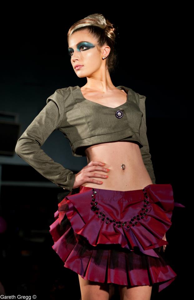 Female model photo shoot of Eloise Silvia Macdonald in Brighton Boutique Fashion show