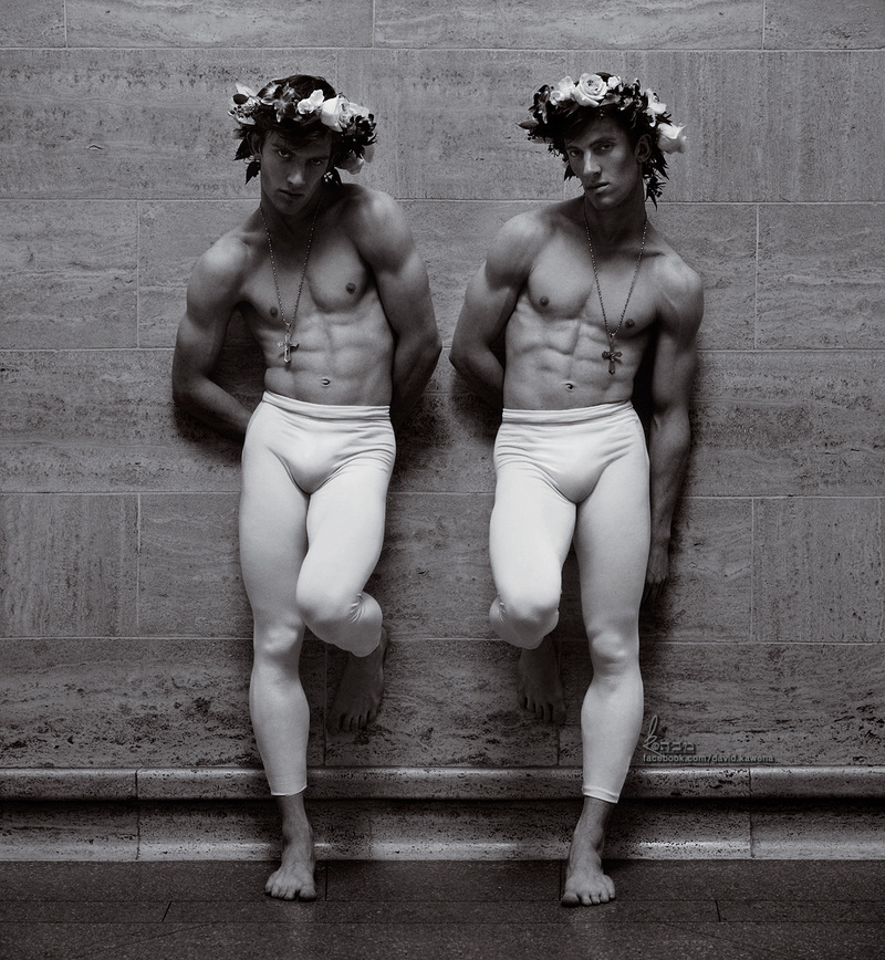 Male model photo shoot of David Kawena and JB Simons in Grand Central Terminal, NYC