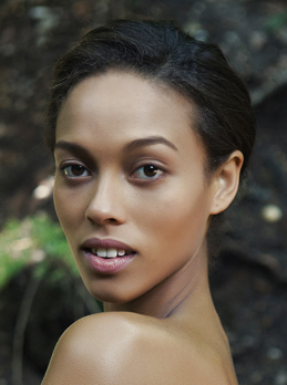 Female model photo shoot of Dele Alakija Makeup by asiko