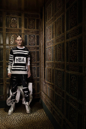 Male model photo shoot of SimonWebsterHair in Men's Fashion Week: Paris - Hood By Air AW2014