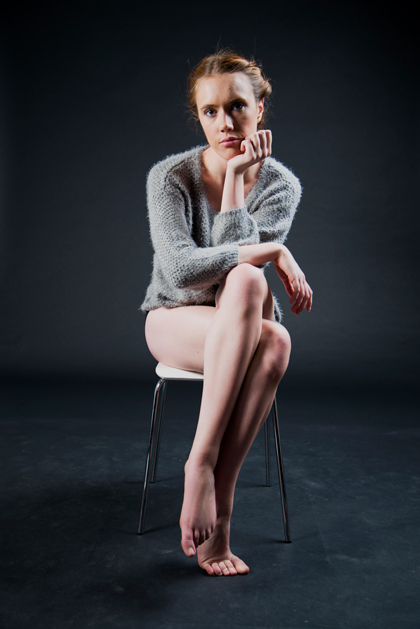 Female model photo shoot of Adrianna Keczmerska in Colchester School of Art
