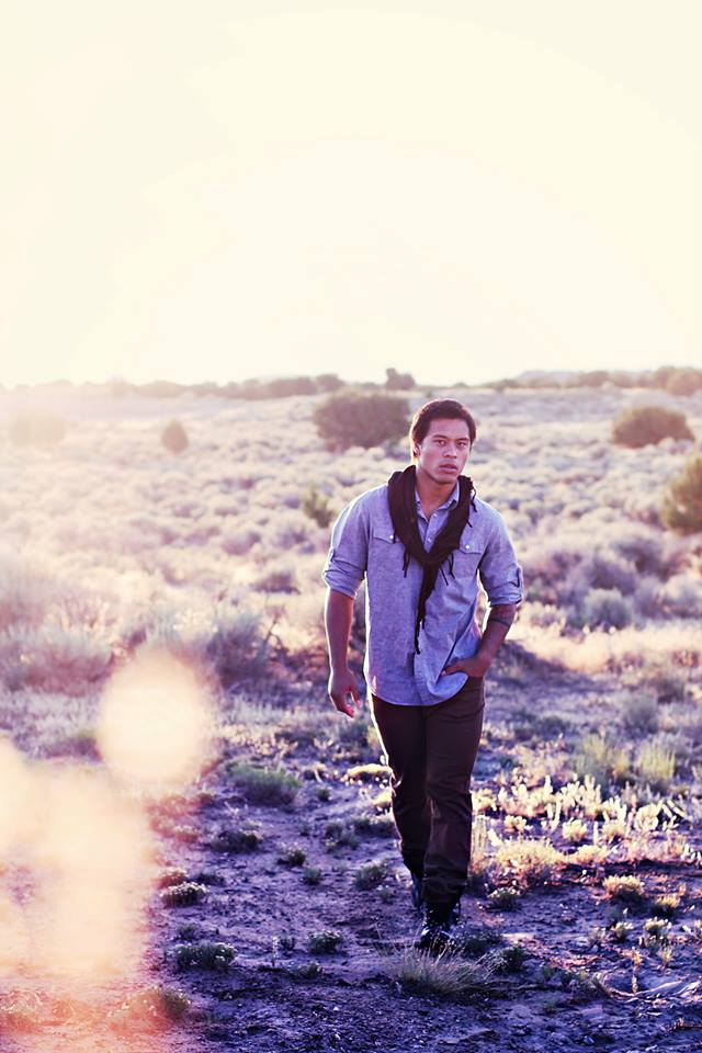Male model photo shoot of Logan Kama in utah desert