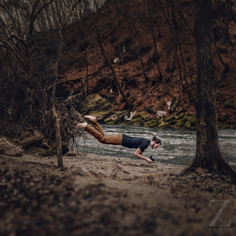 Male model photo shoot of ZukePhoto in Wissahickon Creek, PA