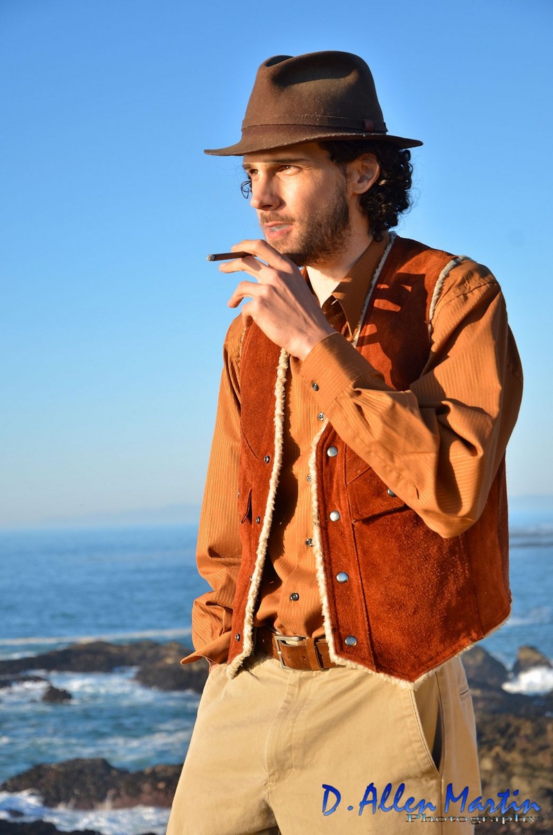 Male model photo shoot of D Allen Martin in Fort Bragg, California