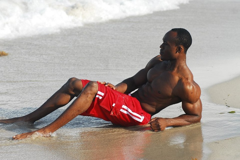 Male model photo shoot of LaquanJ in Miami, Beach