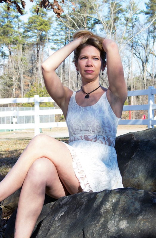 Female model photo shoot of Fantasy Rose and Blu-Lotus in Gibsonville, NC
