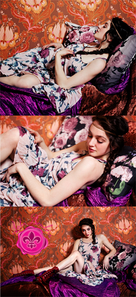 Female model photo shoot of Rose Read by LOLA BOUDOIR