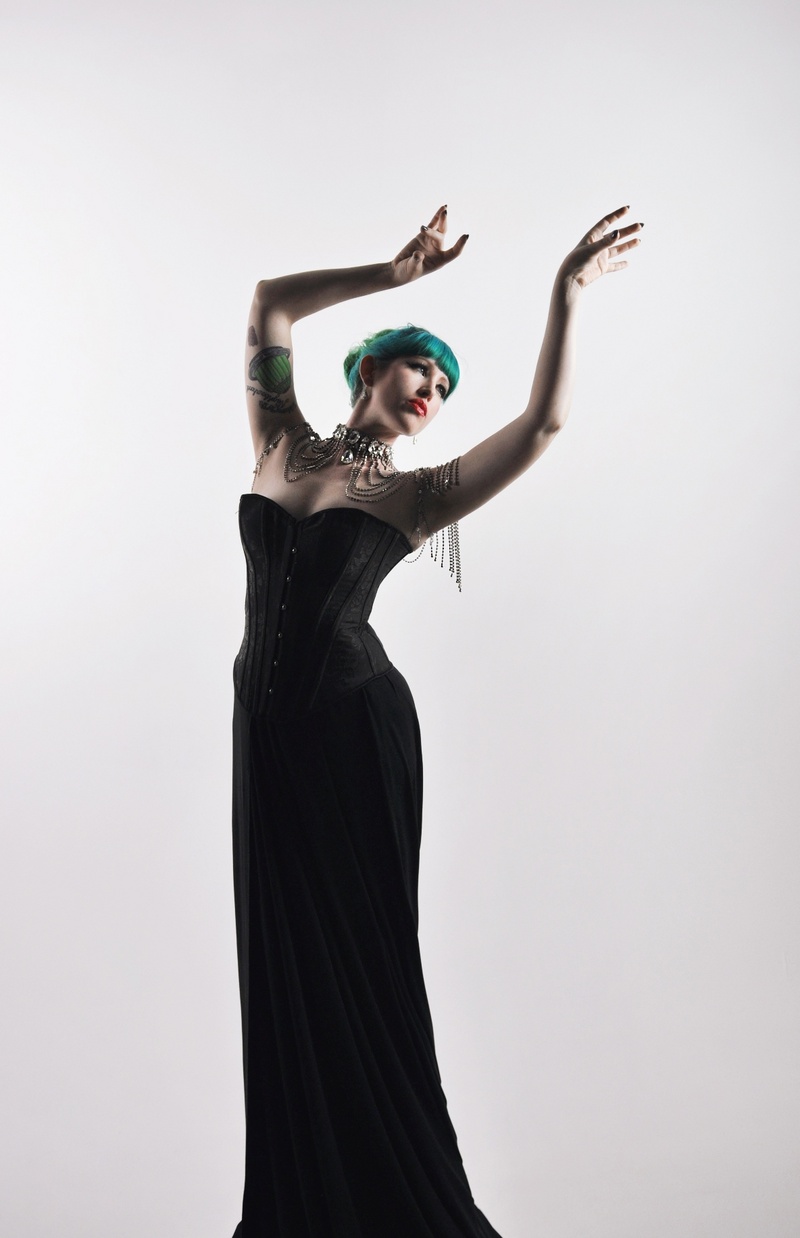 Female model photo shoot of Miss BB le Buff by Joel Devereux in SYC Studios, Brisbane