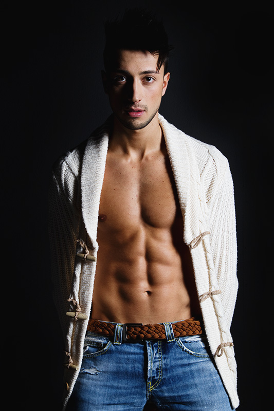 Male model photo shoot of GianniIronOne in Studio