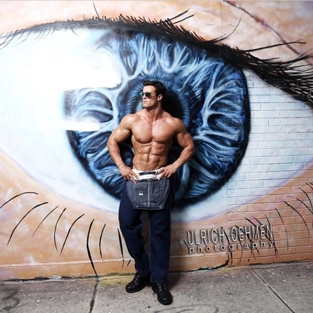 Male model photo shoot of Calum von Moger in Miami