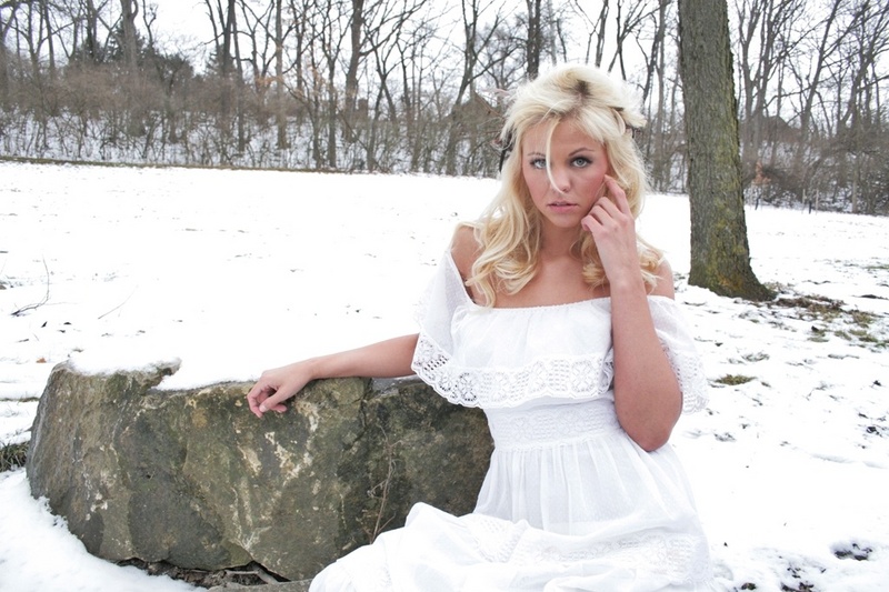 Female model photo shoot of Kristin Nicole Laymon in Griggs park. Columbus, Ohio.