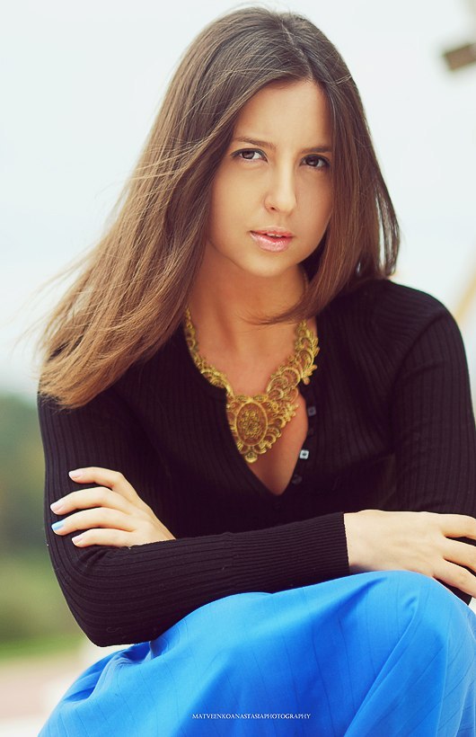 Female model photo shoot of Liza Sychevskaya in Moscow