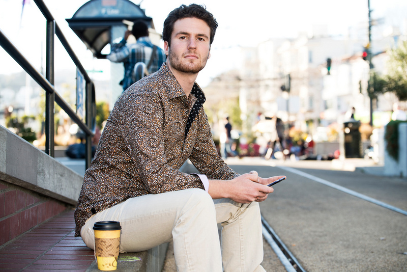 Male model photo shoot of Cameron Clarke in Castro District, SF