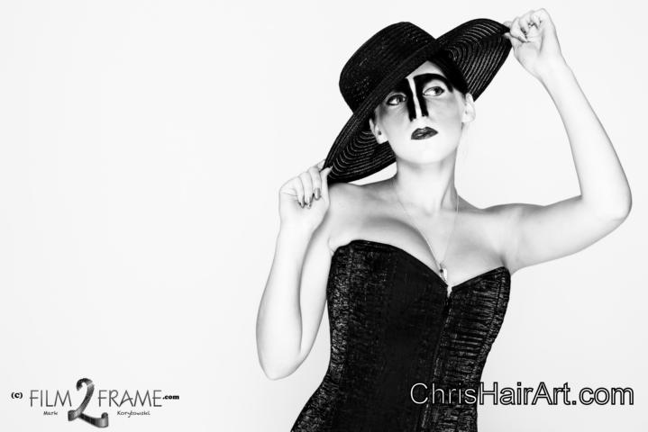 Female model photo shoot of ChrisHairArt in Vancouver, hair styled by ChrisHairArt