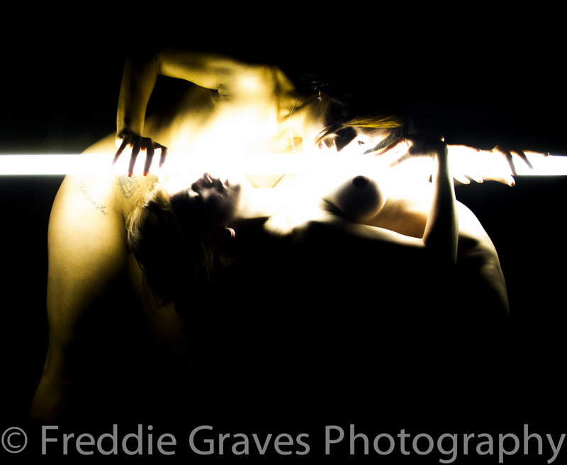 Male and Female model photo shoot of  FredGraves Photography, Sasha Jonovich and Kelley Khaos in York PA
