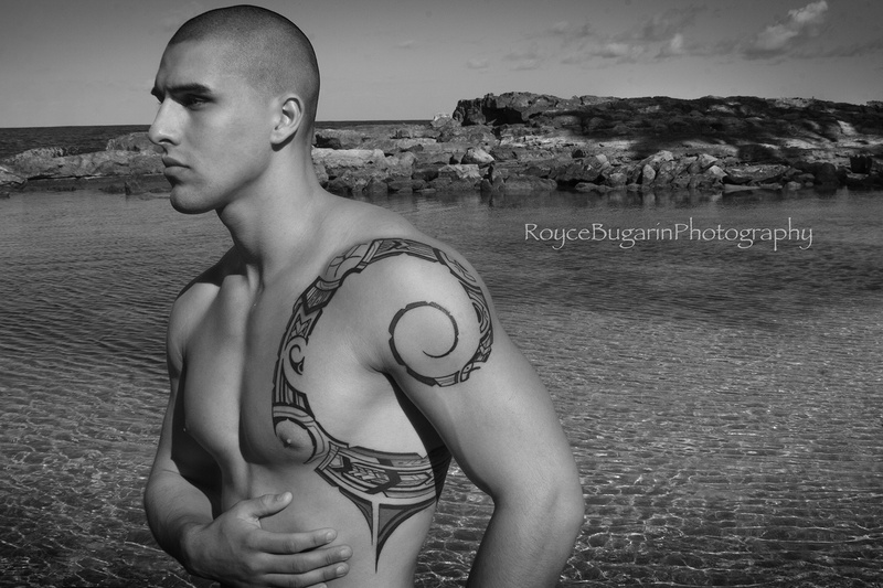 Male model photo shoot of RoyceBugarin in Hawaii