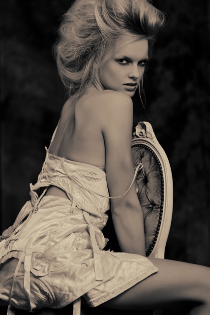 Female model photo shoot of Alet by Sander Nagel