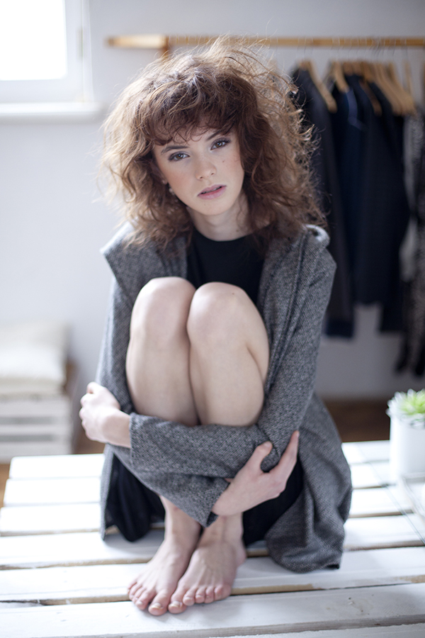 Female model photo shoot of natalia kacala in Magdalena Nowosadzka's Showroom/ Warsaw