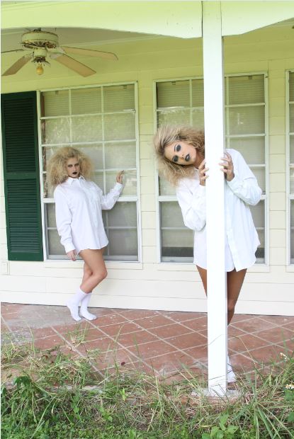 Female model photo shoot of Ashli Ceraolo in Abandoned House, Boynton Beach, FL