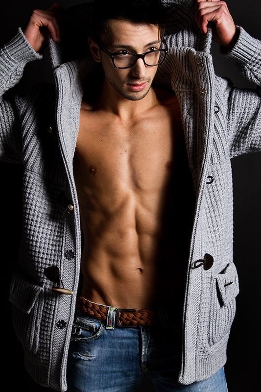 Male model photo shoot of GianniIronOne in Studio