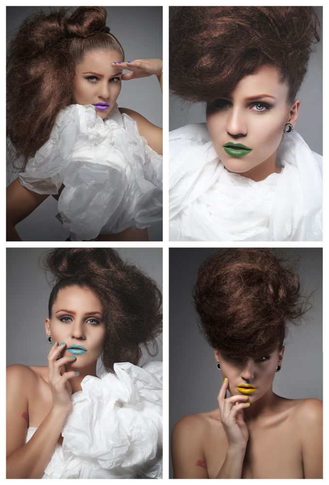Female model photo shoot of Lee Carver by Rudy Joggerst, hair styled by Natalie Greagor