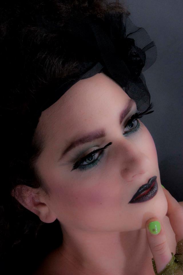 Female model photo shoot of Deb Murray Makeup 