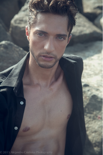 Male model photo shoot of JohnnyRendon by Alejandro Cerdena in Dumbo NY