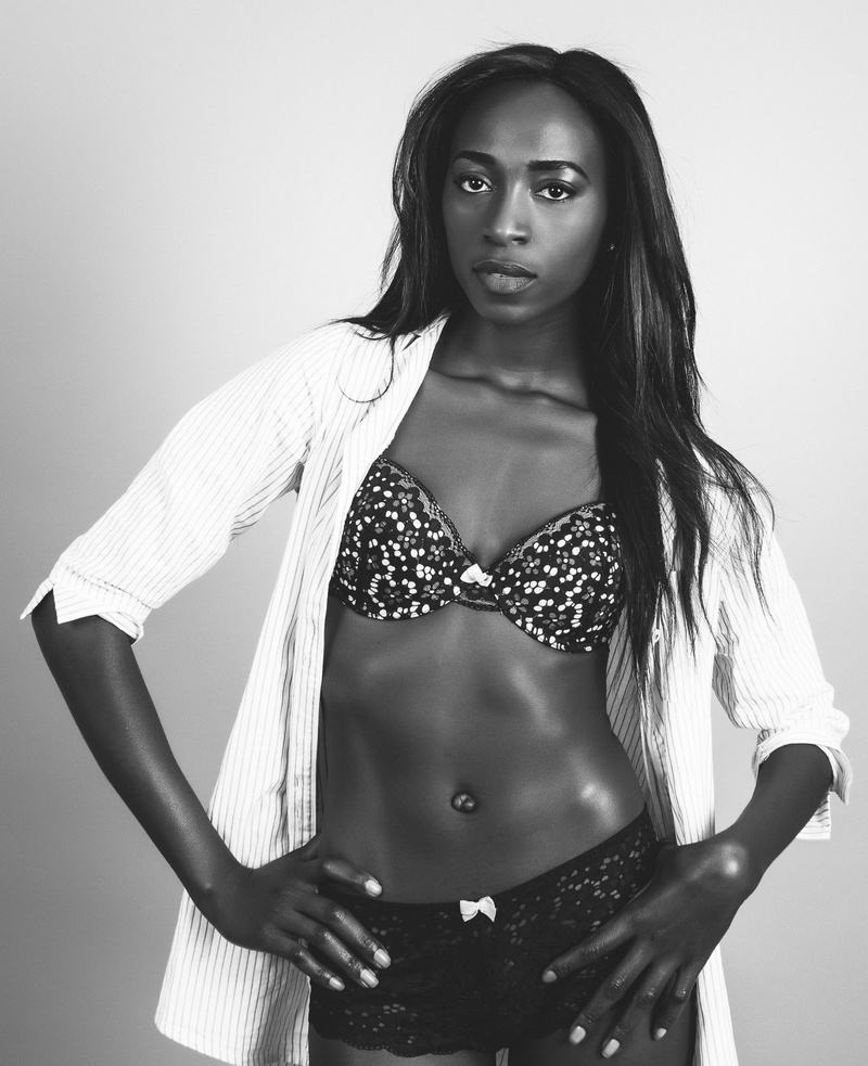 Female model photo shoot of Eniola Osibanjo by Michael Gordon in F6 studios newcastle