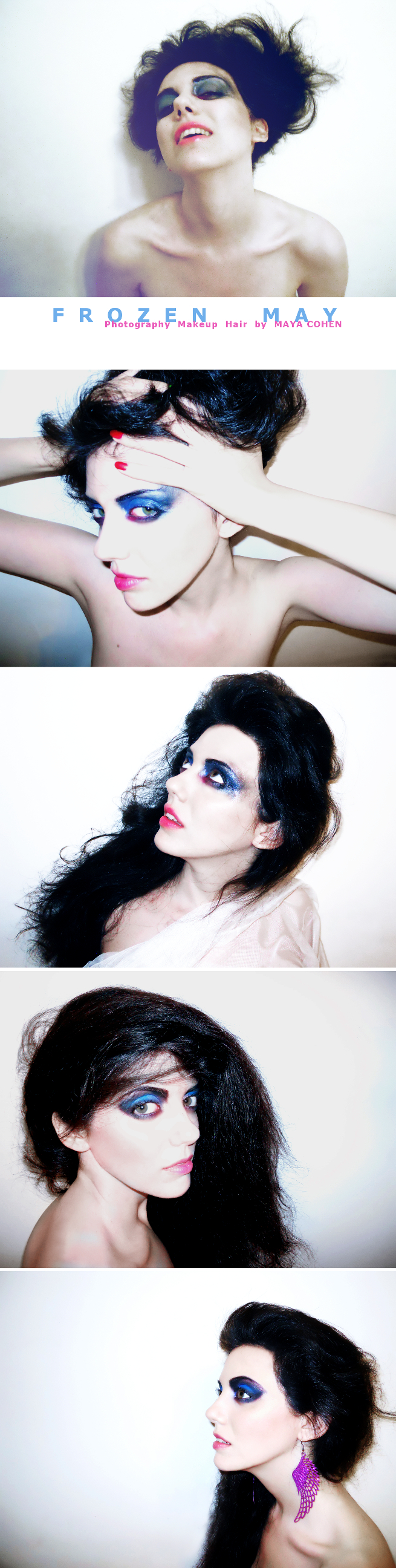 Female model photo shoot of Maya Cohen Photography by Maya Cohen Photography in Tel Aviv, makeup by Maya Cohen