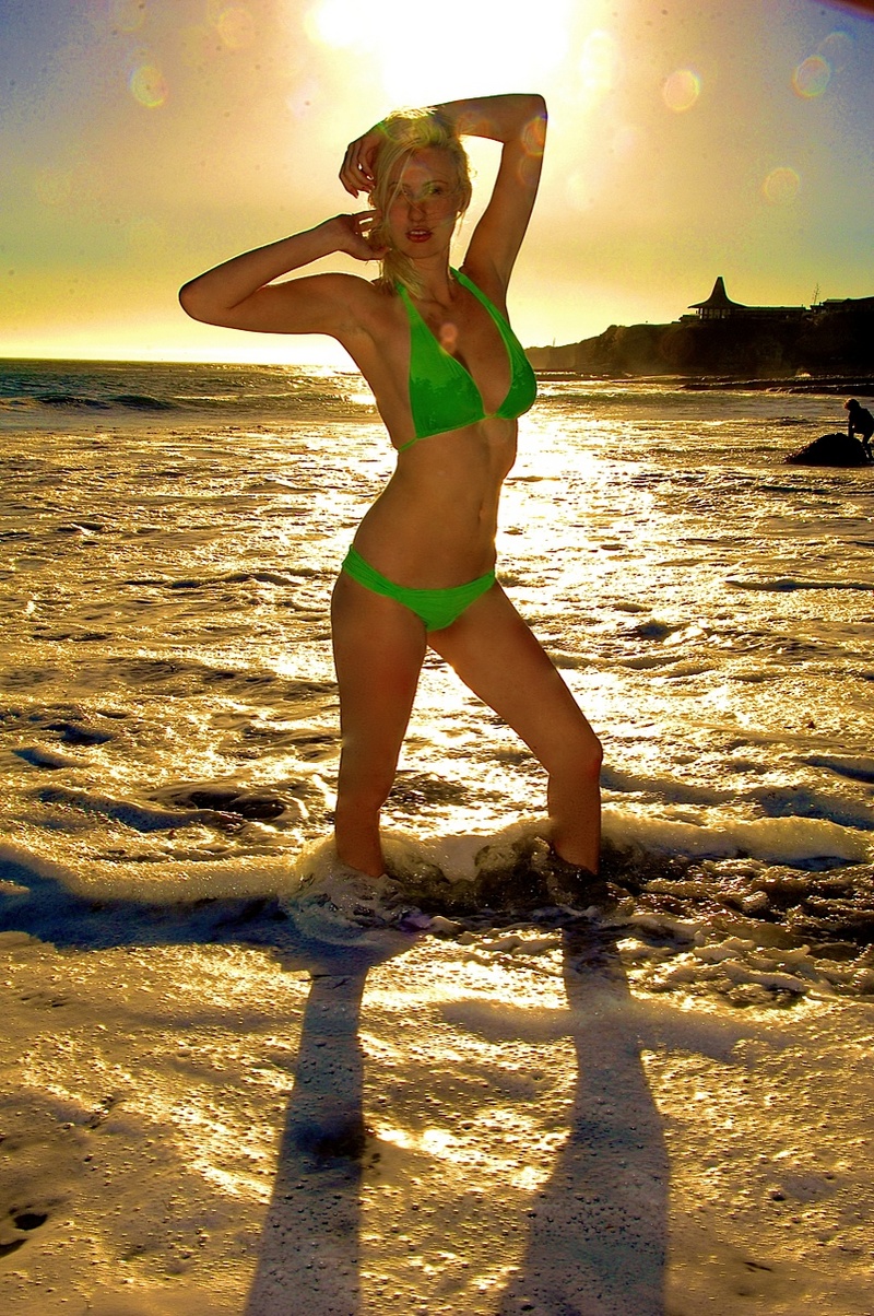 Female model photo shoot of Jessica Beck in Natural Bridges Beach, San Jose, CA