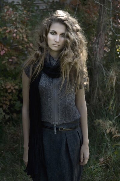 Female model photo shoot of ohkay, hair styled by Anne Marie Rooney, wardrobe styled by Sommer Stylist