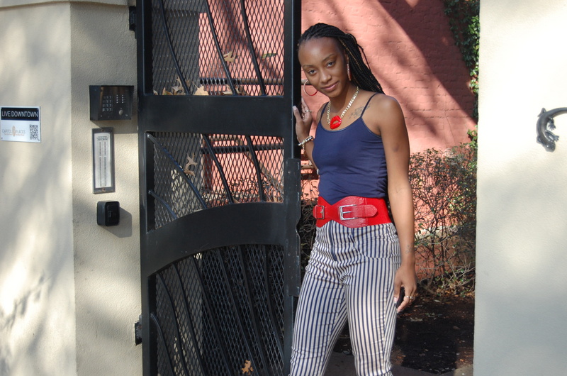 Female model photo shoot of Marquita101 in down town columbia,s.c.