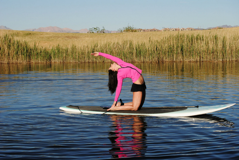 Female model photo shoot of Krista Marie LV in Paddle to the Core Las Vegas
