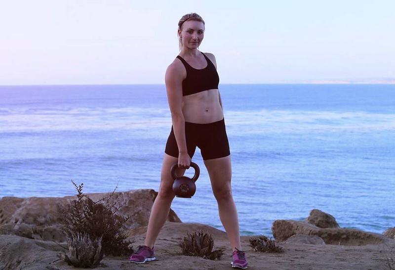 Female model photo shoot of Kaitlin Cofer in La Jolla, CA