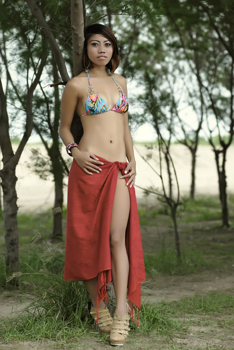 Female model photo shoot of Nadine Park by MH PORTRAIT  in Sanur, Bali