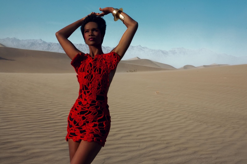 Female model photo shoot of Yasmineamali in Death Valley