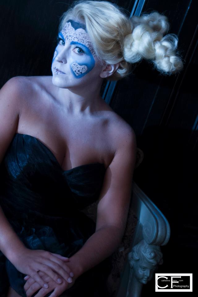Female model photo shoot of Krystle Feher Makeup
