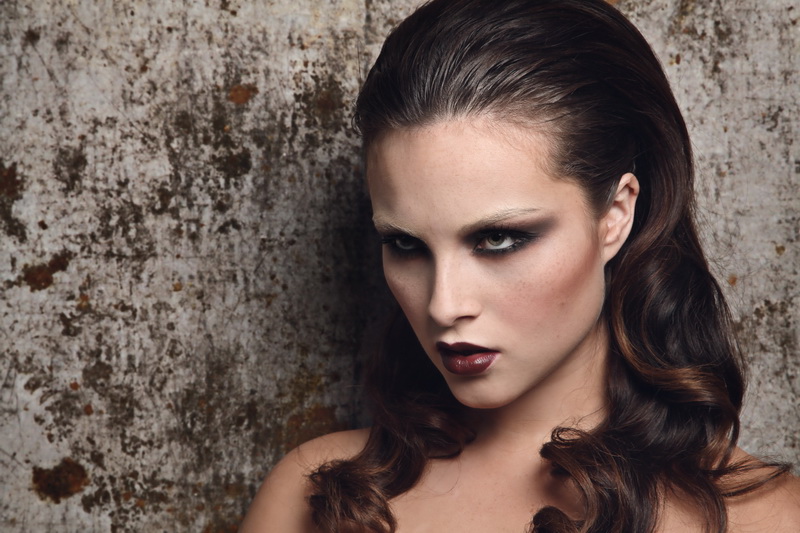 0 model photo shoot of Renee Saia by Isaiah Hicks in Los Angeles, makeup by Renee Saia