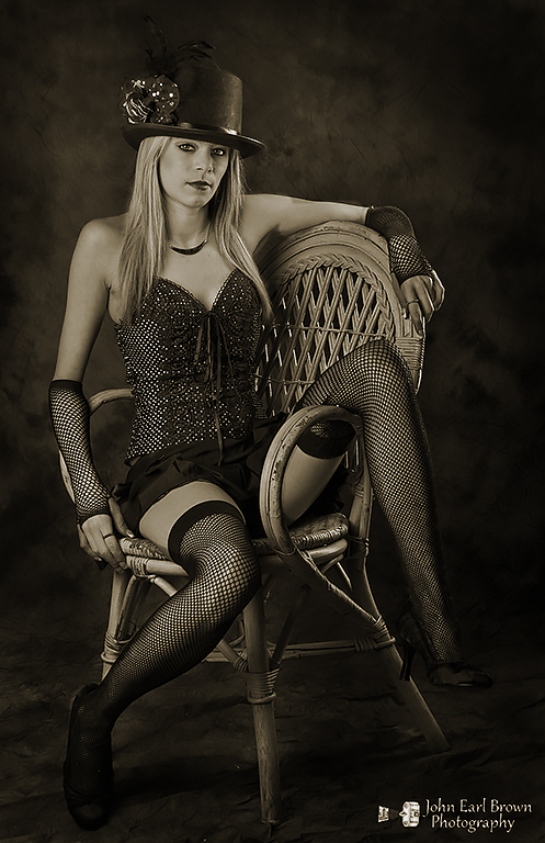 Female model photo shoot of Heather Volk by John Earl Brown