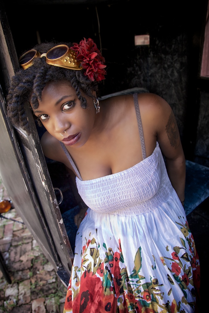 Female model photo shoot of Acacia 