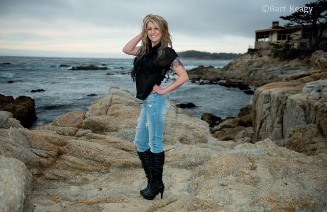 Female model photo shoot of Morgan Erin  in Carmel, CA