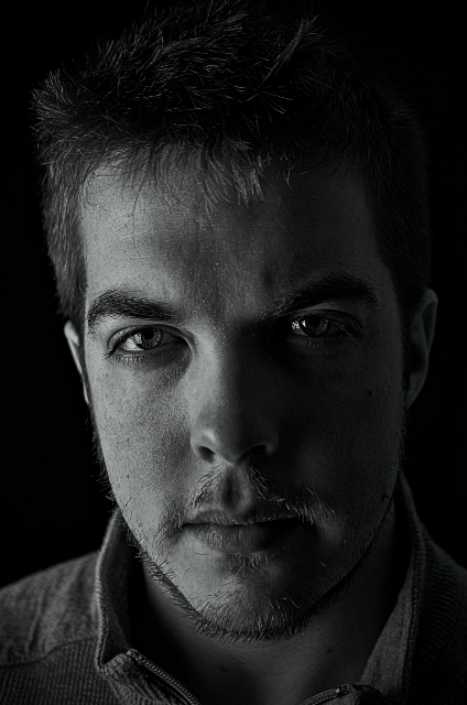 Male model photo shoot of Greg Parke Photography in Home Studio.
