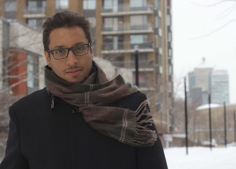 Male model photo shoot of Mohammed Obaidullah in Montreal