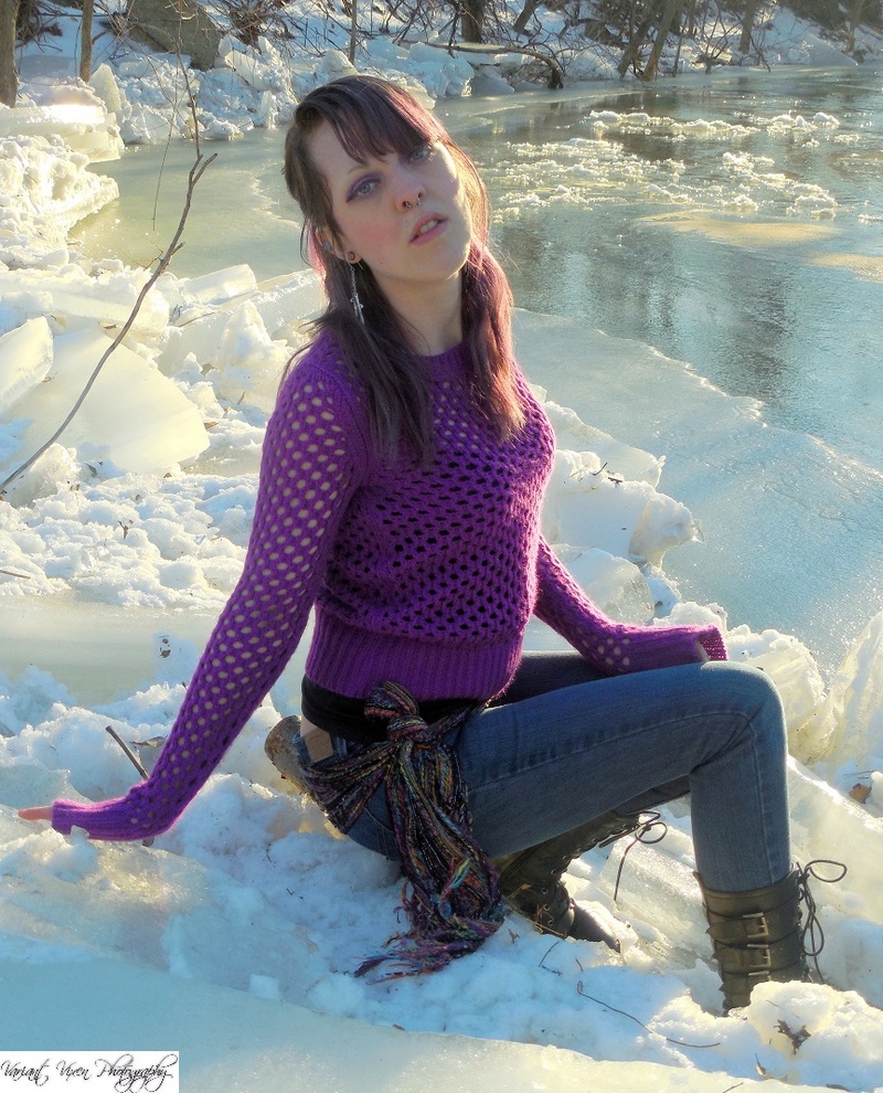 Female model photo shoot of Alison Hell Katatonic in Castleton, Vermont
