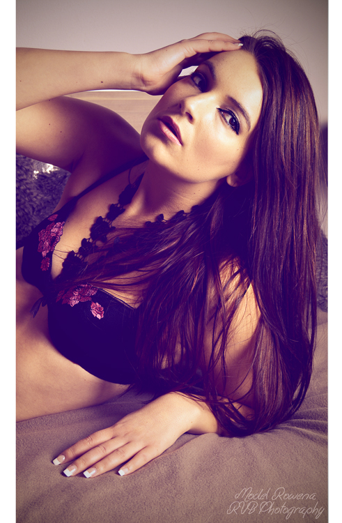 Female model photo shoot of R-V-B Photography in Bedroom