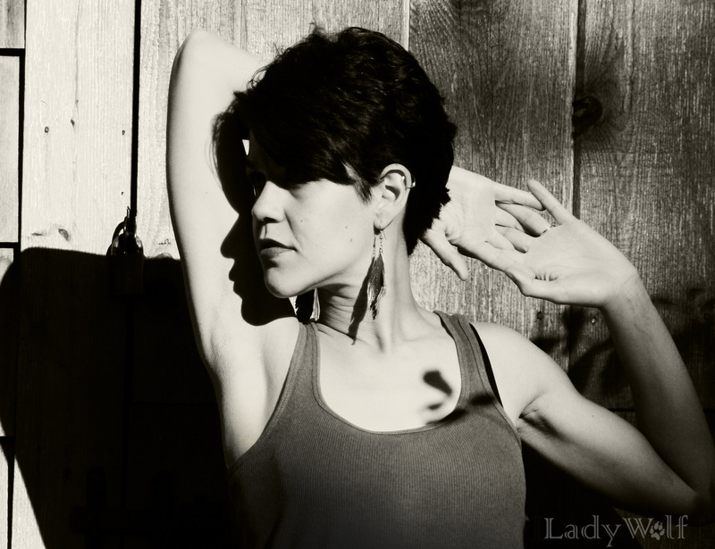Female model photo shoot of LadyWolf Photography