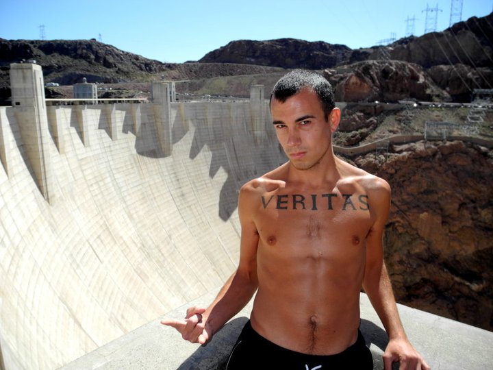 Male model photo shoot of Nathaniel Allenby in Hoover Dam, Nevada