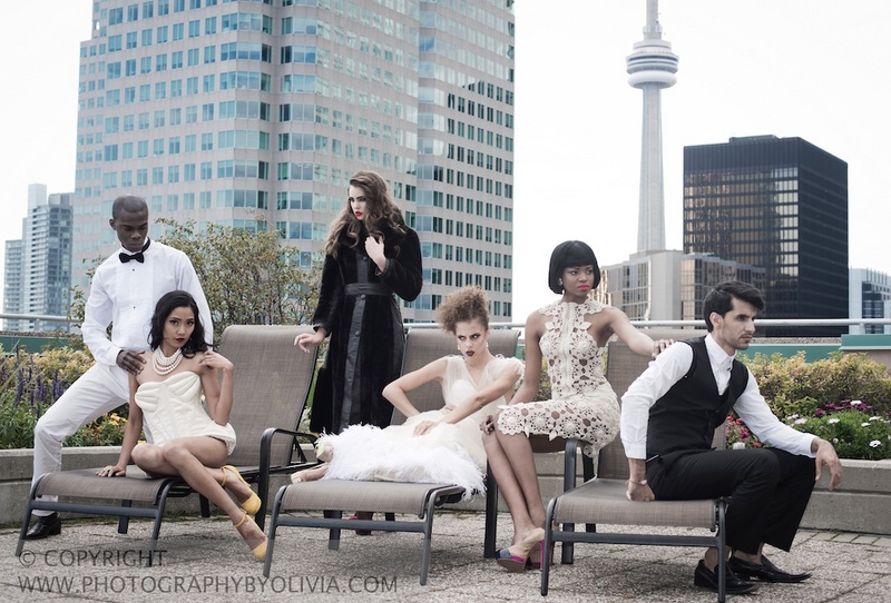 Male model photo shoot of Stylz Smith by Olivia Ho in Roof top, Toronto, wardrobe styled by iD Silhouette
