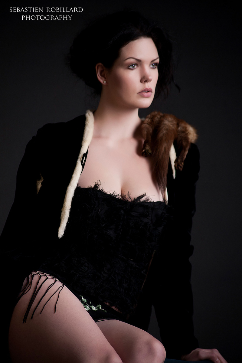 Female model photo shoot of lalaurice and Ronda Derocher by Sebastien Robillard MTL