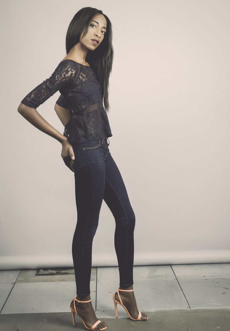 Female model photo shoot of Eniola Osibanjo by Michael Gordon